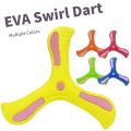 V-Shaped Dart Returning Boomerang Throwing Target Spinner Three-Bladed Flying Disc Parent-Child Children's Boomerang Toy.
