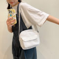 2023 Korean style simple solid color versatile Japanese crossbody bag bag fitness shoulder canvas bag school bag for men and women. 