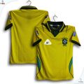 Brazil World Cup Jersey 2026 Thai Premium Football Jersey For Men - Half Sleeve Collar Polo Jersey - Brazil Jersey 2026. 