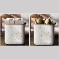 With Durable Handle Clothes Storage Bins Cute Teddy Bear Foldable Wardrobe Sorting Storage Bucket Clothes Organizer.