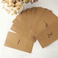 50 Pack Large Cash Envelopes 4 x 8.5 inch, Money Envelopes for Cash, Cash Envelopes For Savings plan,Cash Envelopes for Budgeting,50 envelopes money saving challenge(Brown).