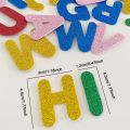 28Pcs/bag Glitter English Alphabet EVA Foam Stickers Kids Room Classroom Wall Decals Children Education DIY Toys Gifts Making.