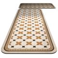 Strictly select simple and modern technology cloth, household kitchen, bathroom water absorption, quick-drying floor mat, toilet door, non-slip foot mat.