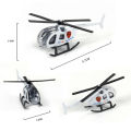 1PC New Helicopter Toy Alloy Airplane Model Simulation Metal Flying Model Toy Sound and Light.