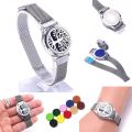 Aromatherapy Locket Bracelet Stainless Steel Bracelet Watch Wristband Essential Oil Aroma Perfume Locket Diffuser Bracelet. 