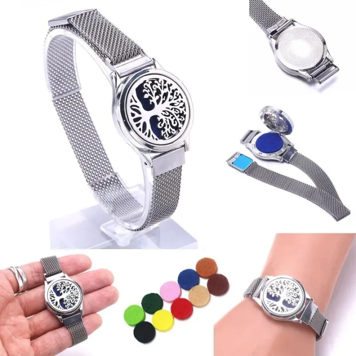 Aromatherapy%20Locket%20Bracelet%20Stainless%20Steel%20Bracelet%20Watch%20Wristband%20Essential%20Oil%20Aroma%20Perfume%20Locket%20Diffuser%20Bracelet%20-%20Image%202