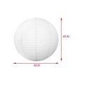 Hanging Paper Lampshade Lantern Shades Decor Round Modern Pendant Light Lamp Cover Vintage Classic Ceiling Light Cover Hotel Cafe. 