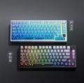Ajazz Ak820 Pro Mechanical Keyboard Rgb Tri-Mode Gaming 75% Gasket-Mounted Bluetooth 5.1/2.4g Wireless Type-C Wired Tft Gift. 