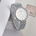 Stainless Steel Simple Quartz Female Watch Lady Clock Ladies Fashion Casual Quartz. 