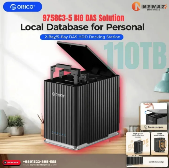 ORICO%209758C3-V1%205%20Big%20Docking%20Station%20DAS%20Solution%20-%20Image%206