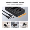 EN-EL25 Battery Charger Double Slot EN-EL25 Charger for Nikon EN-EL25 ENEL25 EN-EL25a Battery, MH-32 Charger Z30 Z50 Zfc Camera. 