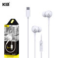 Single earbud－C neutral in-ear C hands-free with microphone KM/K28 machine TYPE headphones dynamic type. 