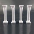 16Pcs White Small+Large Plastic Cake Pillars,Wedding Cake Pillars Stand,Fondant Cake Support Mold. 