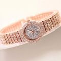 3pcs Watches Set Fashion Rhinestone Watch Women Luxury Crystal Rose Gold Quartz Watch Ladies Wristwatch Female Clock.