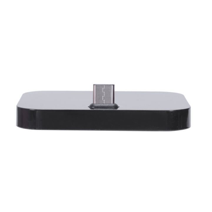 Mobile%20Phone%20Desktop%20Type-C%20Charger%20Stand%20Holder%20Cellphone%20Usb-C%20Charging%20Docking%20Station%20Black%20-%20Image%203