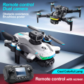 Remote Screen Display Drone WIFI FPV 4K Dual Camera Obstacle Avoidance Remote Control with Dual Battery Brushless Motor DH. 