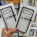 For Samsung Galaxy S10 Plus / S10+ Transparent Back Case Q Series Clear Soft Hard Phone Cover Case. 