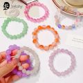 White Jade Bodhi Gradual Color Beaded Bracelet for Women Men Lucky Prayer Beads Bracelets Gradient Imitation Jade Stone Bracelet. 
