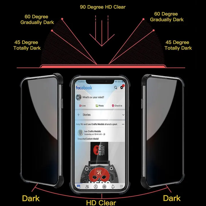 Xiaomi%20Redmi%20Turbo%203%20(6.67")%209H%20Privacy%20Glass%20Screen%20Protector%20-%20Image%202