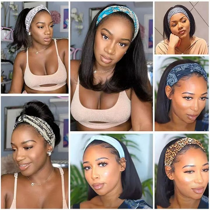 Turban%20Wig%20Women's%20Wig%20Inner%20Buckle%20bob%20Short%20Straight%20Hair%20Hair%20Band%20Short%20Hair%20Chemical%20Fiber%20High-Temperature%20Fiber%20Wig%20-%20Image%204