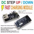 USB QC3.0 QC2.0 DC-DC Buck Converter Charging Step Down Module 6-32V 9V 12V 24V for Fast Charger Circuit Board 3V 5V 12V. 