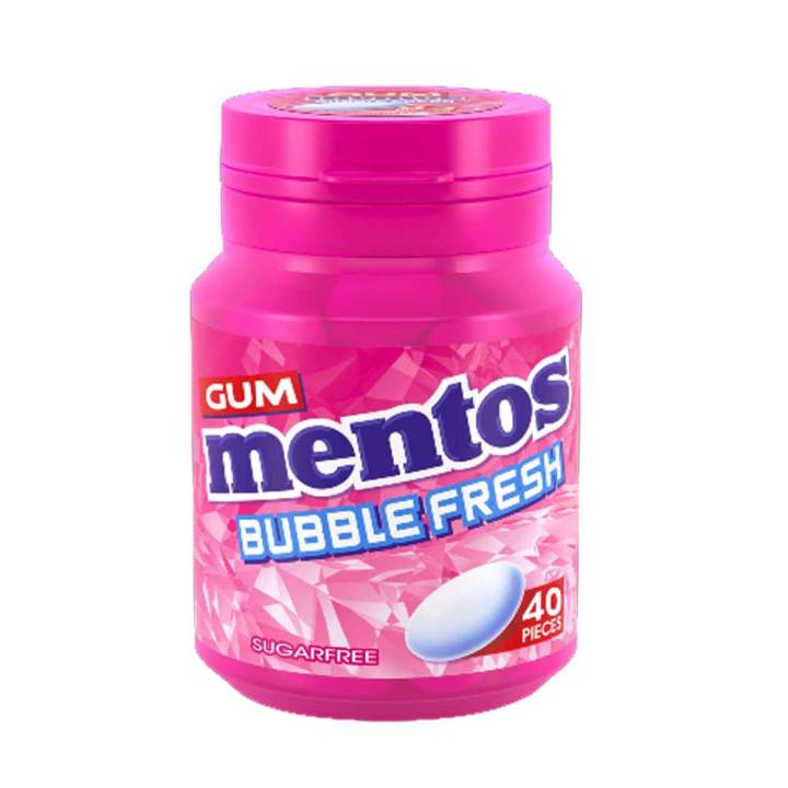 Mentos%20Gum%20White%20Sugar%20Free%20Bubble%20Fresh%20Bottle%2040pcs%20UK%20-%20Image%203