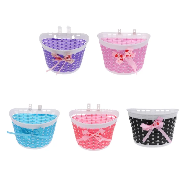 BolehDeals%20Bicycle%20Basket%20Pink%20Children%20Bike%20Basket%20Handlebar%20Basket%20Scooter%20Decoration%20-%20Image%206