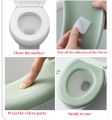 Soft Foam Toilet Cover Waterproof Toilet Seat Washable Silicone EVA Four Seasons Bathroom Closestool Mat Pad Cushion O-shape. 