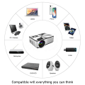 Cheerlux C9 HD Projector With Dish TV Port. 