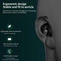 【FUPANG】Universal 3.5mm Type-C Earphone Soft Silicone Comfortable Wear Noise Dual Bass HIFI Music In-ear Earphone with Wired Control Mic. 
