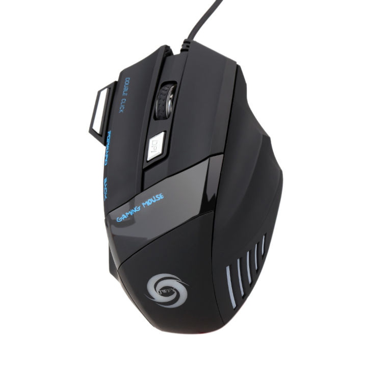 HXSJ%203200%20DPI%207%20Button%207D%20LED%20Optical%20USB%20Wired%20Gaming%20Mouse%20Mice%20for%20Laptop%20PC%20Professional%20Gamer%20Adjustable%20Black%20-%20Image%209