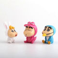 【selevn roind】Crayon Shin Chan Action Figure Japanese Kawaii Figurines Collectibles Cartoon Movie Peripheral Toy Gifts for Children Kawaii Toy.