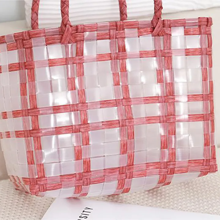 Fashionable%20Plastic%20Woven%20Vegetable%20Basket%20Bag%20New%20Single%20Shoulder%20Handbag%20-%20Image%205