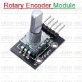 Rotary Encoder Module Arduino Compatible 360 Degree Rotating Encoder KY-040 For AVR PIC Brick Sensor Switch Development Board KY-040. 