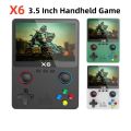 X6 Game Console Retro Video Game Console 3.5'' IPS Screen Portable Handheld Game Player 10000+ Classic Games Children Gifts. 