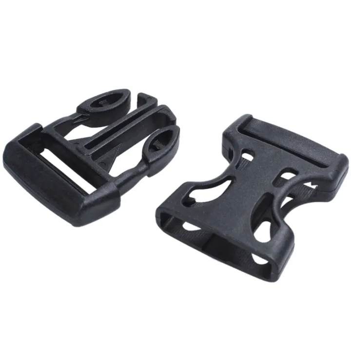 4pcs%20Plastic%20Side%20Quick%20Release%20Buckles%20Clip%20for%2025mm%20Webbing%20Band%20Black%20-%20%20black%20-%20Image%205