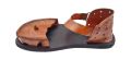 Men's Stylish Fashionable Unique Design Casual Brown Leather Smart Sandal for Men. 