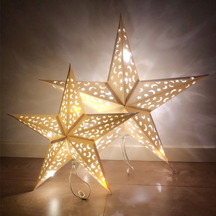 30/45/60cm%20Eid%20Mubarak%20Hollow%20Out%20Star%20Hanging%20Pendant%20Christmas%20Ramadan%20Decoration%20Home%20Party%20Islam%20Muslim%20Paper%20Stars%20Lantern%20-%20Image%203