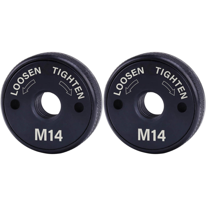 2Pcs Quick Clamping Nut M14 Angle Grinder Clamping Nut 125 150 180 230 Flange Nut Tool Power Replacement for Makita.