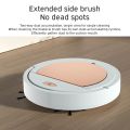Intelligence Robot Vacuum Cleaner USB Charging Wireless Sweeping Aspirador Robot Multifunctional Sweeping Robot Dust Removal-White Gold. 
