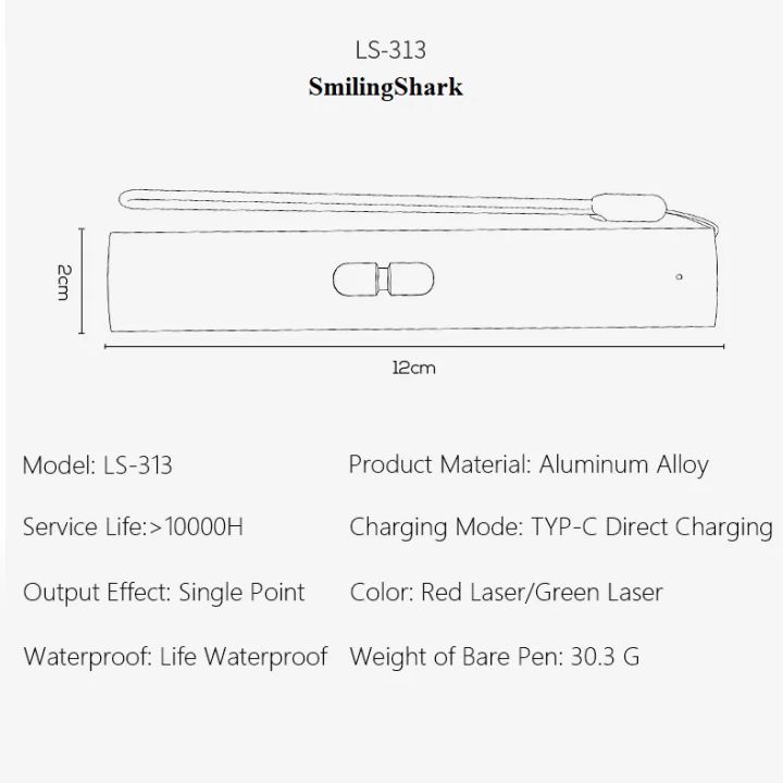 Laser%20Pointer%20Pen%20Portable%20Super%20Bright%20Laser%20Light%20Rechargeable%20Cat%20Laser%20Pointer%20Teach%20Presentation%20Laser%20Long%20Shot%201000M%20SmilingShark%20LS313%202%20in%201%EF%BC%88Red%20&%20Green%EF%BC%89%20-%20Image%205