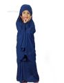 Baby Borka Khimar Adjusted Niqab Hijab Full Set 4-10 Years Girls Dubai Cherry -  Hijab Collection. 