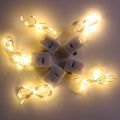 2M 20Led Mini Micro Copper Wire Light Battery Operated Led Strip String Fairy Lights- 5pcs.