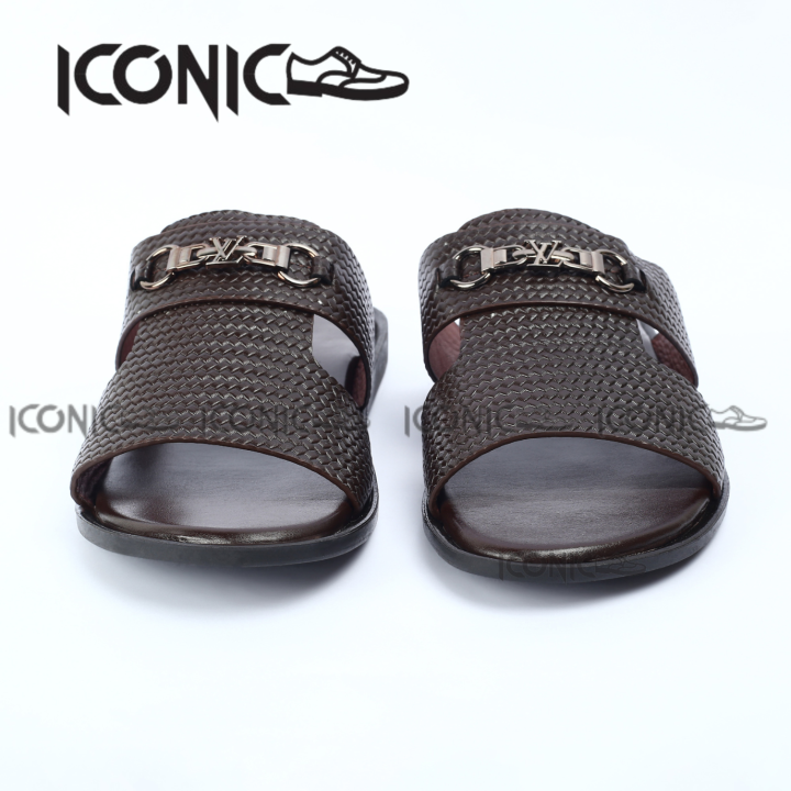 Iconic%20Shoes%20Dark%20Brown%20Genuine%20Leather%20Man%20Sandal%20-%20Image%202