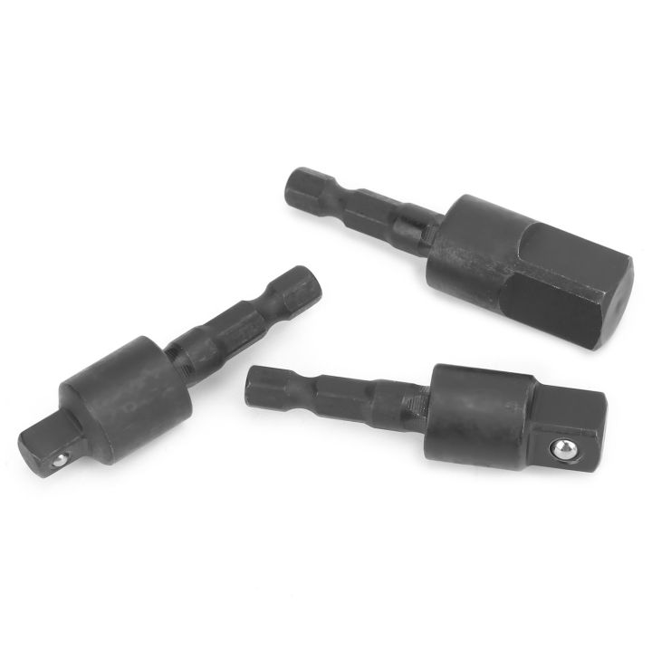 3Pcs%20Power%20Drill%20Socket%20Set%20Hex%20Shank%20Impact%20Driver%20Adapter%20360%20Degree%20Rotatable%20-%20Image%203