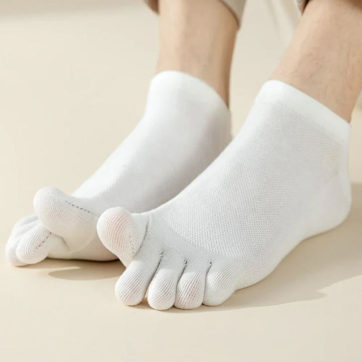 5%20Pairs%20Men%20Socks%20Socks%20with%20Separate%20Fingers%20Summer%20Thin%20Mesh%20Toe%20Socks%20Low%20Cut%20Ankle%20Five%20Finger%20Socks%20High%20Quality%20Cotton%20-%20Image%204