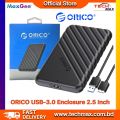 ORlCO 25PW1-U3 MicroB USB3.0 2.5" External Storage HDD Case SATA 5Gbps HDD SSD Hard Drive Enclosure Support UASP for PC Laptop.