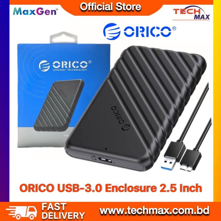 ORlCO 25PW1-U3 MicroB USB3.0 2.5" External Storage HDD Case SATA 5Gbps HDD SSD Hard Drive Enclosure Support UASP for PC Laptop