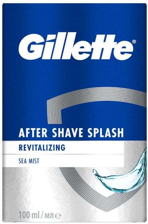 Gillete Splash Gillette Series After Shave Splash Revitalizing Sea Mist Size: 100ml ...