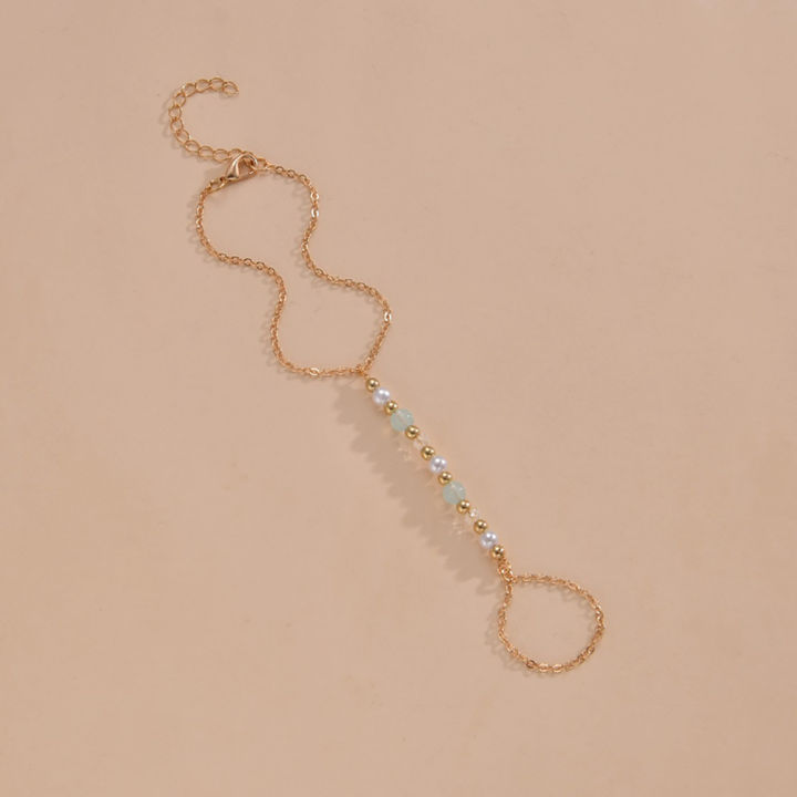 Cross-border%20personality%20Internet%20celebrity%20wind%20rice%20beads%20mixed%20and%20matched%20pearl%20finger%20bracelet%20creative%20fashion%20women's%20adjustable%20bracelet%20wholesale%20-%20Image%203